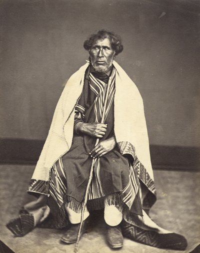 König von Tairoa, ca. 1860 von John Nicol Crombie